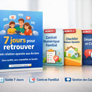7 jours pour retrouver une relation apaisée aux écrans